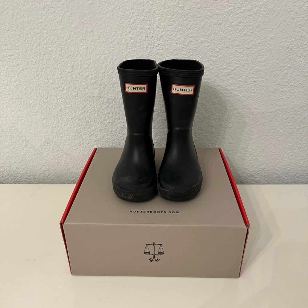 Hunter Boots Toddler Black